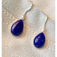 685 boucles d'oreilles lapis lazuli argent sterling